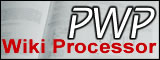 PWP wiki processor
